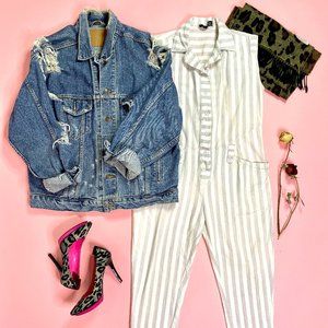 Curvy fit Rugged Jean Jacket and SHOES for sale only